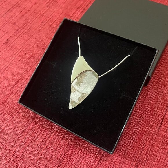 Jessie Senecal Handmade Sterling Silver "Daisy" Necklace - Picture 3 of 5